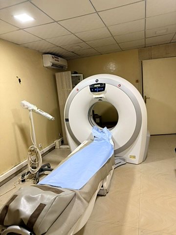 Salle du scanner de la clinique